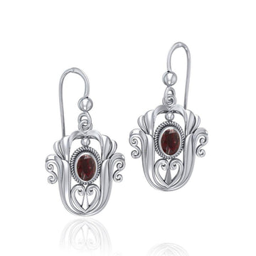 Tulip Gemstone Earrings TE595 - Jewelry
